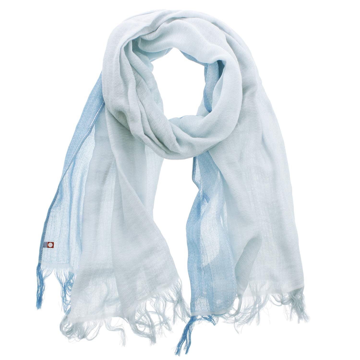

Orimu Imabari Gradient Blue x Standard Size Scarf, Women s, Gray,