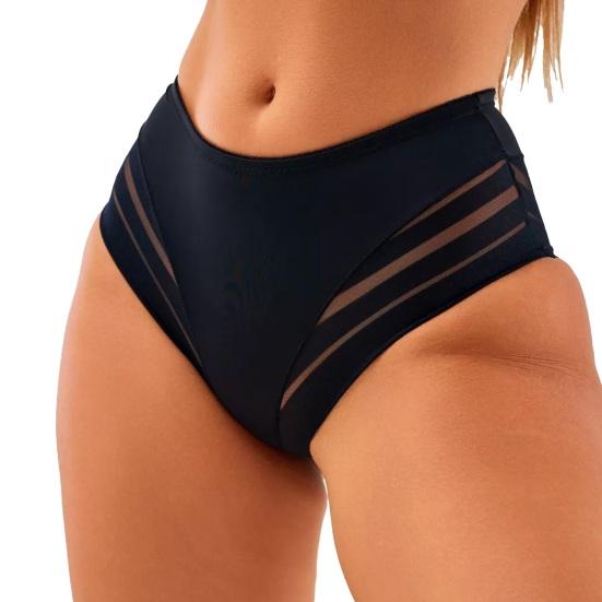 Women Middle Waist Underwear Spring Sheer Sexy Panties Summer Breathable Stretch Tummy Control Ladies Full Coverage