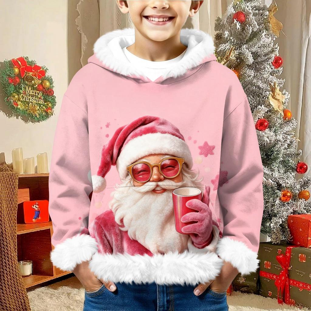 Children's Sweatshirt Girls Boys Long Sleeve Lightweight Casual Hoodie Loose Comfortable  Sweatshirt