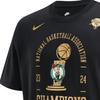 New Nike X NBA SS24 T Shirt Men's Black IF1222-010