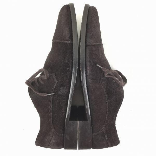 JOHN VARVATOS Suede Straight Tip Shoes size 9.5M 27.0-27.5 Men's(USED)