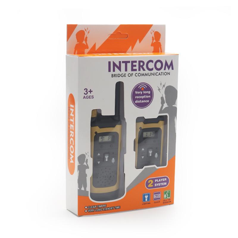 

Parent-Child Walkie-Talkie Set- Paired for remote dialogue, builds communication & teamwork жовтий