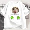 Freaky Department Lustiges Katzen-Meme T-Shirt Kurzarm Damen-T-Shirt Harajuku Sommer Streetwear Damenbekleidung T-Shirts Y2K Top