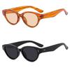 Fashion Cat Eye Sunglasses Women'S Luxury Brand Small Oval Sun Glasses Women Goggle Trends Rectangle Eyewear Uv400 Glasses