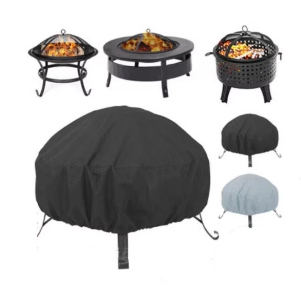 Dustproof Outdoor Stove Protector 210/420D Stove Cover Chiminea Cover Stove Dust Cover  Garden