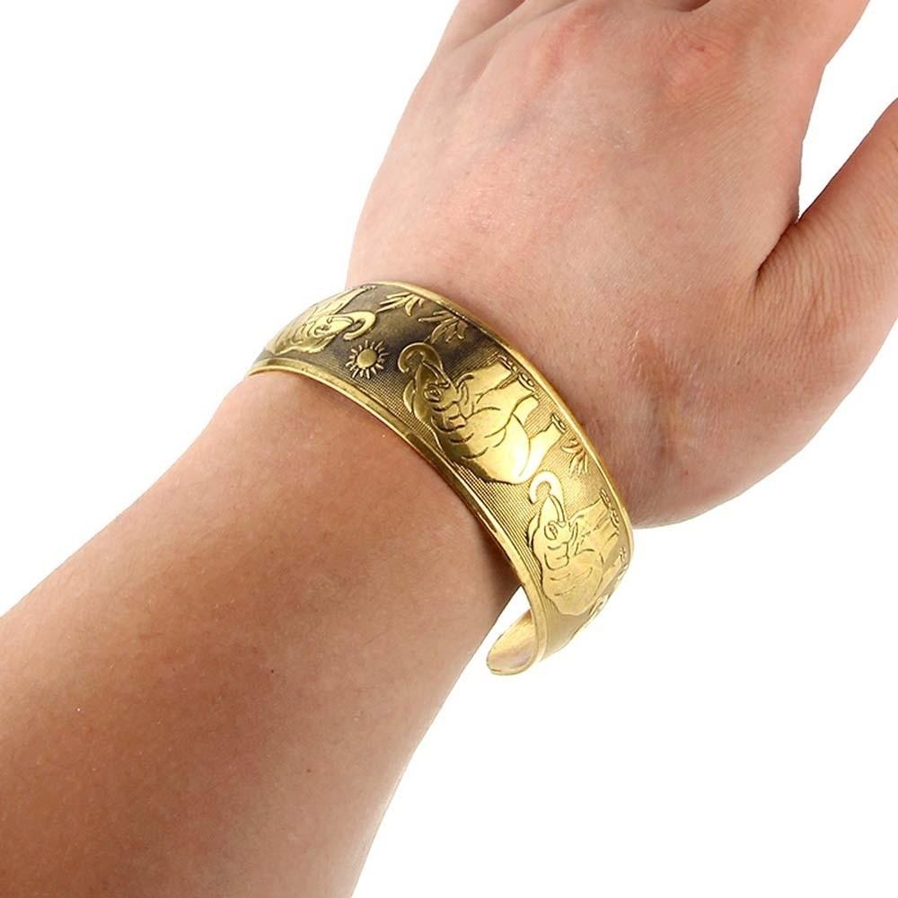 Lotus Silver Opening Bangle Vintage Thai Wrist Jewelry Carved Wide Bracelet Party