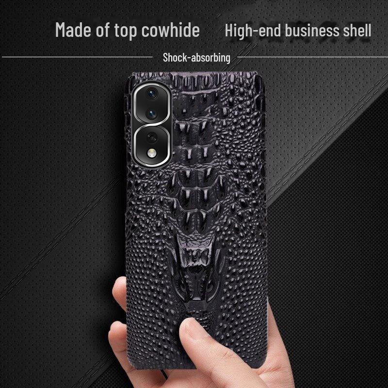 Honor 20 Cowhide Dragon Head Pattern Leather Case for 20 Pro and Honor 20 Youth Edition