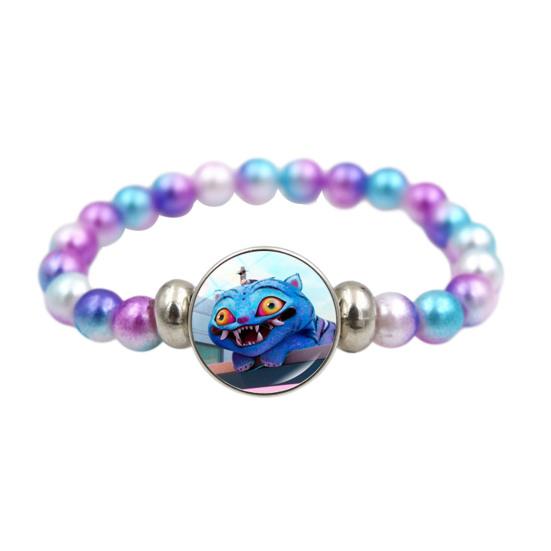 Yousheng Korean Pop Beaded Bracelet Anime Inspired Fashion Bracelet Colorful Beads Bracelet for Women Men Girls Boys Fans