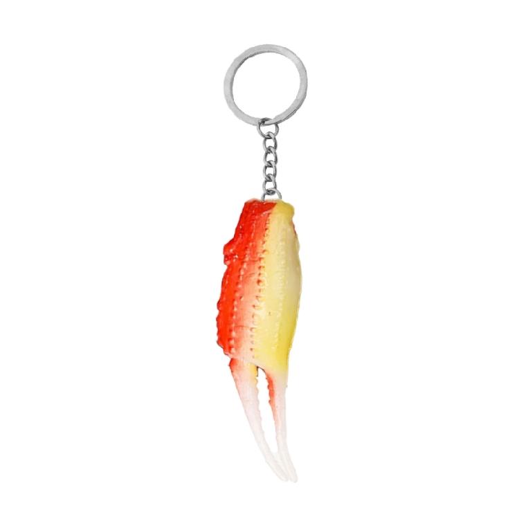 Lustiger Krabbenkrallen-Schlüsselanhänger Realistische Details Leichtes Hänge-Anhänger Perfekt Zum Verschenken oder Täglichen Gebrauch