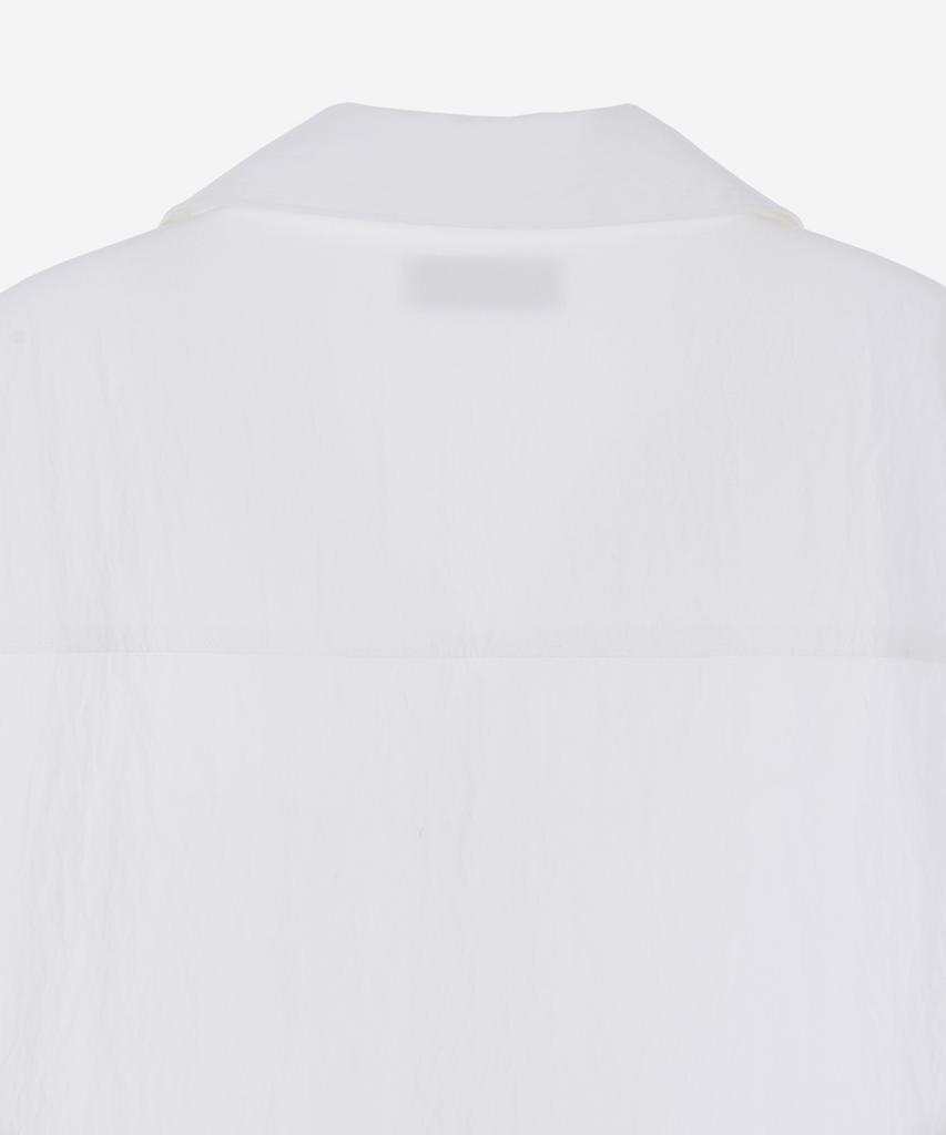 Pildeoseu One Pocket Wrinkle Short Sleeve Shirt White