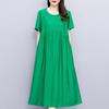 Elegant Long Dresses for Women  Short Sleeve Casual Women's Dress