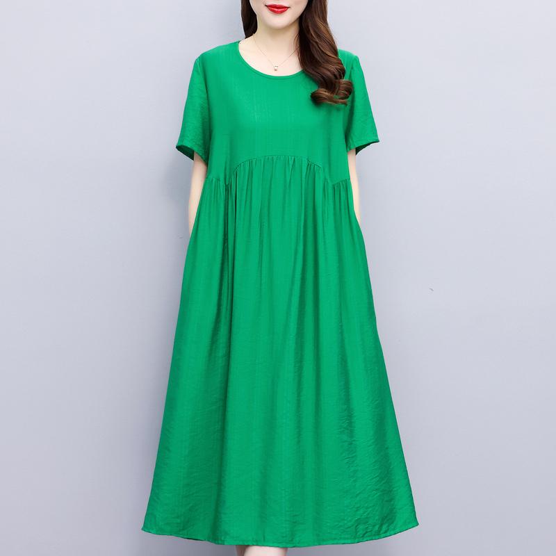 Elegant Long Dresses for Women  Short Sleeve Casual Women's Dress