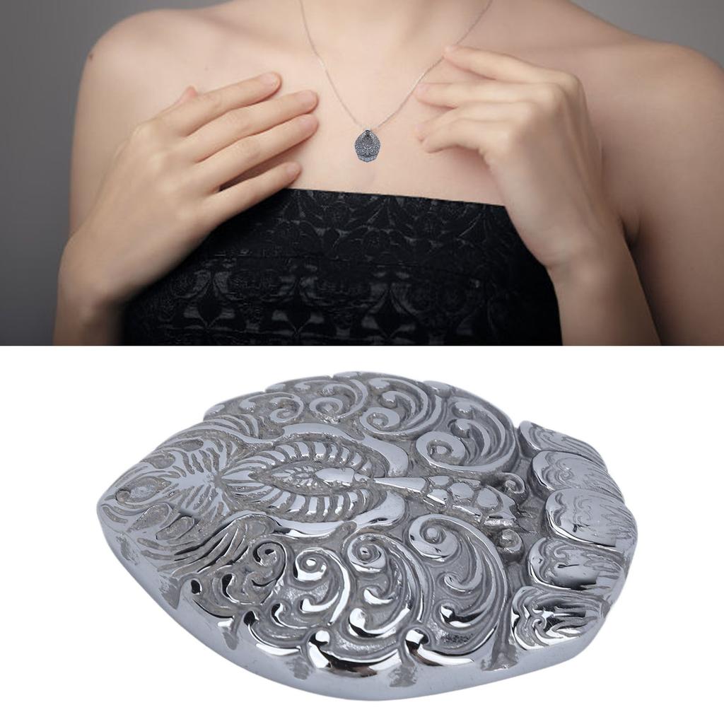 Pendentif térahertz naturel, motif paon, pierre énergétique sculptée, ornement suspendu pour femmes et hommes