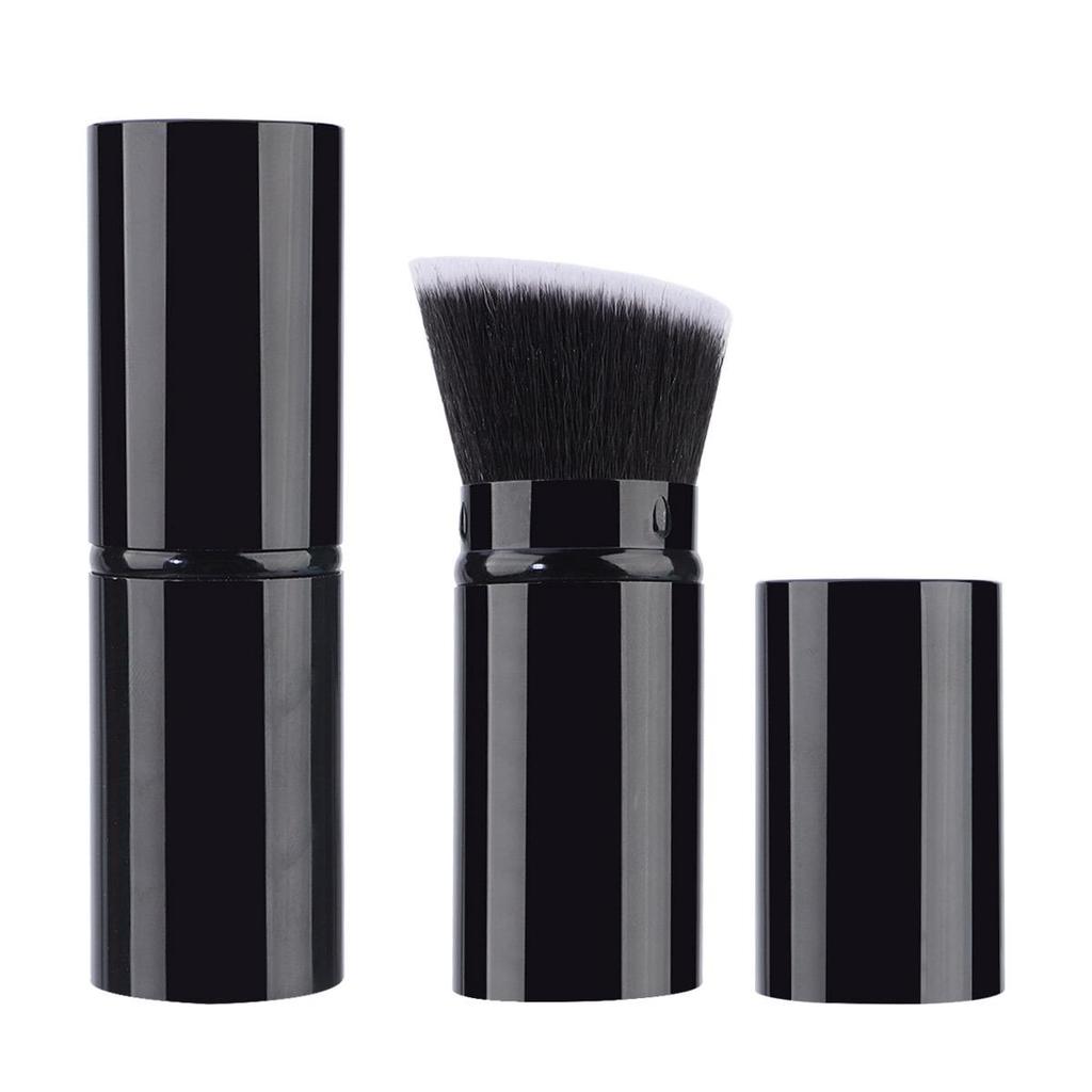 Retractable Travel Makeup Brush: Portable Blush & Powder Tool