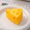 Jouet à presser nourriture simulée Fromage Incassable Soulagement du stress Montée lente Bloc à pincer Fidget Simulation Sensoriel Triangulaire