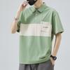 Summer Men's Polo Shirt Lapel Short Sleeve T-shirt Loose and Simple T-shirt