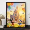 Disney Mickey Mouse Donald Duck Castle Balloon Diamond Painting Art Kit Mosaic Handmade Diy Gift Home Decor