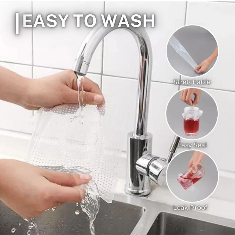 1/2PCS Silicone Reusable Food Storage Silicone Lids Plastic Wrap Food Microwave Splatter Cover Dishwasher Safe,BPA Free,Kitchen Tools