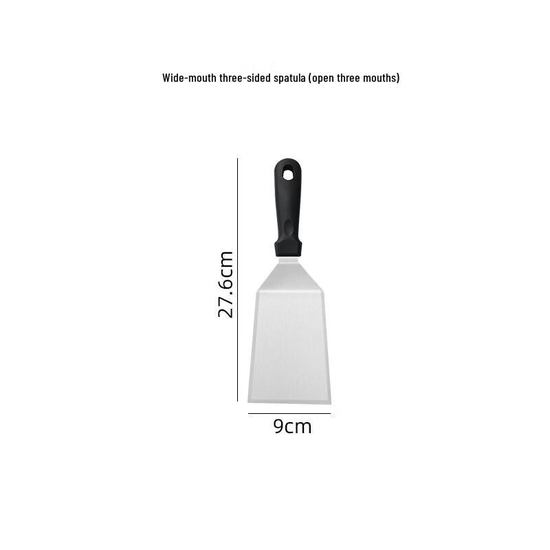 SMVP Stainless Steel BBQ Spatula Set with Beech Wood Handle