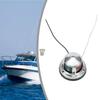 Indicator Navigation Lights Boat Indicator Light Polycarbonate Lens Red Silver Stainless Steel 100% Brand New Bow Light