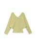 Spring 2026 Women's Fashion: European & American Style V-Neck Long Sleeve Knitwear, Solid Color, Simple Design.