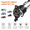 Car Cigarette Lighter Female Socket Power Plug With Waterproof Cover Case Dc Charger Socket Outlet For Car Dvr 12V-24V 120W