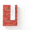 Shogado Goshuincho Book 42 Pocket Yuzen Paper Peony Arabesque Red 23277