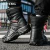 New High Top Large Size Boots Outdoor Sports and Leisure Shoes Men's Boot Combat Mens Work Safety Shoes Motocycle Boots 39-47