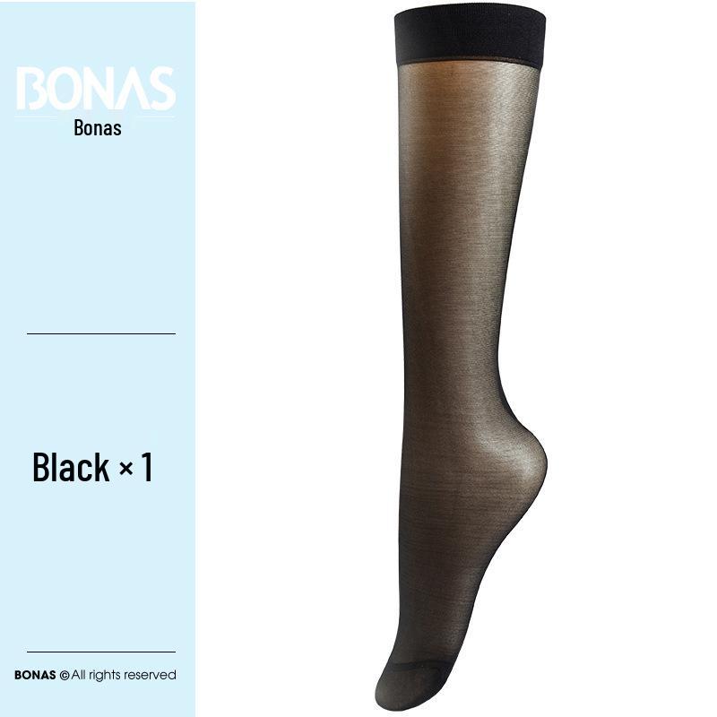 

Bona Si Ultra-Thin Flesh-Colored Mid-Calf Socks - Women s Summer Anti-Snag Stockings One Size