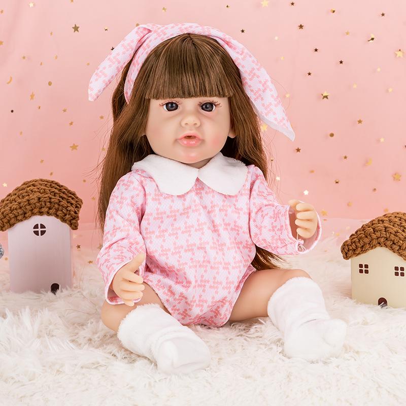 30cm Reborn Doll Simulation Comfort Baby Doll Vinyl Soft Rubber Doll