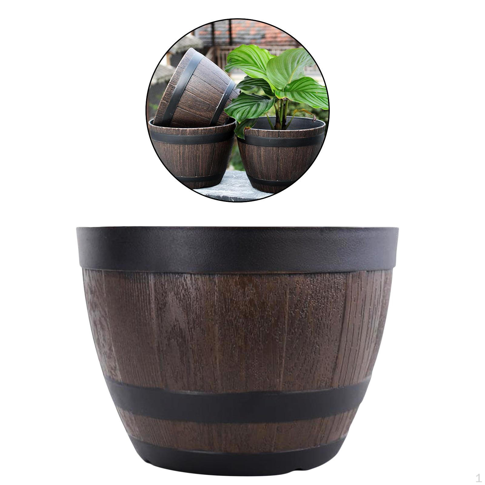 Кашпо - Погодоустойчивый Набор Садовых Цветочных Горшков 11.3 inch