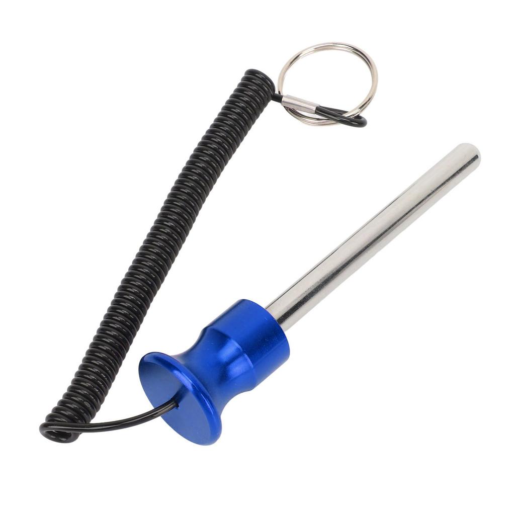Gym Weight Stack Pin with Lanyard Enhanced Security Selector Lock Pin Gym Accessory for Workout Fitness Exercise Blue 10mm 105mm