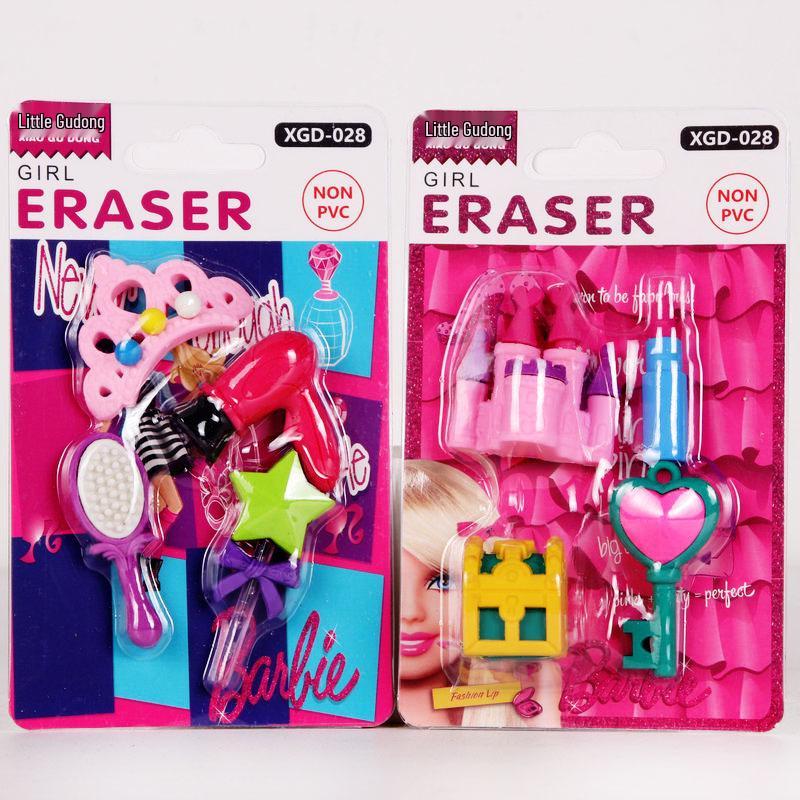 Adorable Cartoon Mini Eraser Set for Students – Perfect Back-to-School Gift