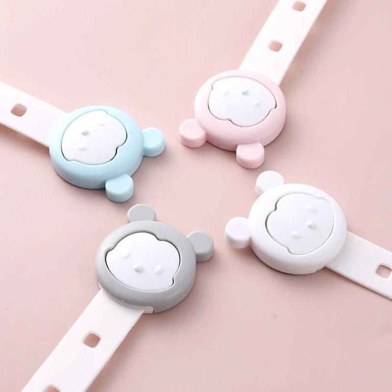 Adjustable Baby Safety Multi-functional Anti-pinch Hand Drawer Cartoon Lock Securely For Cabinet Windows