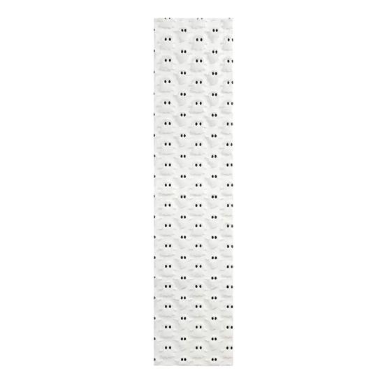 Ghost Pattern Table Runner Plush Faux Fur Jacquard Table Flag Halloween Decoration Halloween Party Supplies