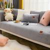 Winter Sofa Cushion Thickened Fleece Non-Slip Seat Cushions Simple Modern Warm Sofa Cover Slipcover