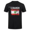 Funny Im Lebanese T Shirts Cool Cotton Streetwear Short Sleeve Summer Style Its In My DNA Lebanon Flag Tshirt HJ029
