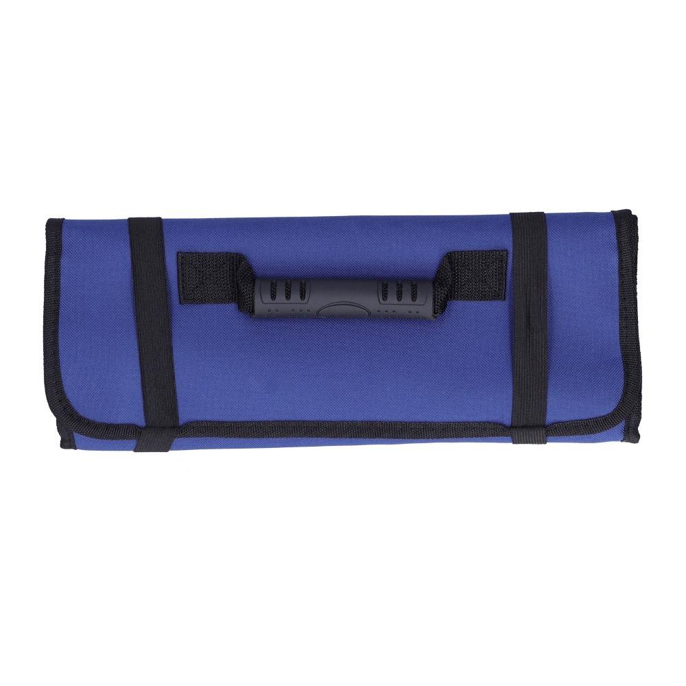 

22 Pockets Reel Type Tool Bag Portable Tool Pouch Organizer Durable Tool Roll Bag Carpenter синій