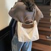 Large Capacity Bag New Women's Bag Fashion Commuter Shoulder Bag Canvas Trendy Versatile Large Tote Bag