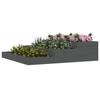 VidaXL Planter Grey 107x107x27 Cm Solid Pine Wood 823915
