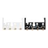 DKD Home Decor-Door Coat Rack DKD Home Decor 8424001835546 Train White Black Metal MDF Wood 28.5 X 8.5 X 16.5 Cm (2 Units)