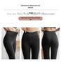 Plus Size Black Velvet Lined Slimming Elastic Leggings for Autumn/Winter