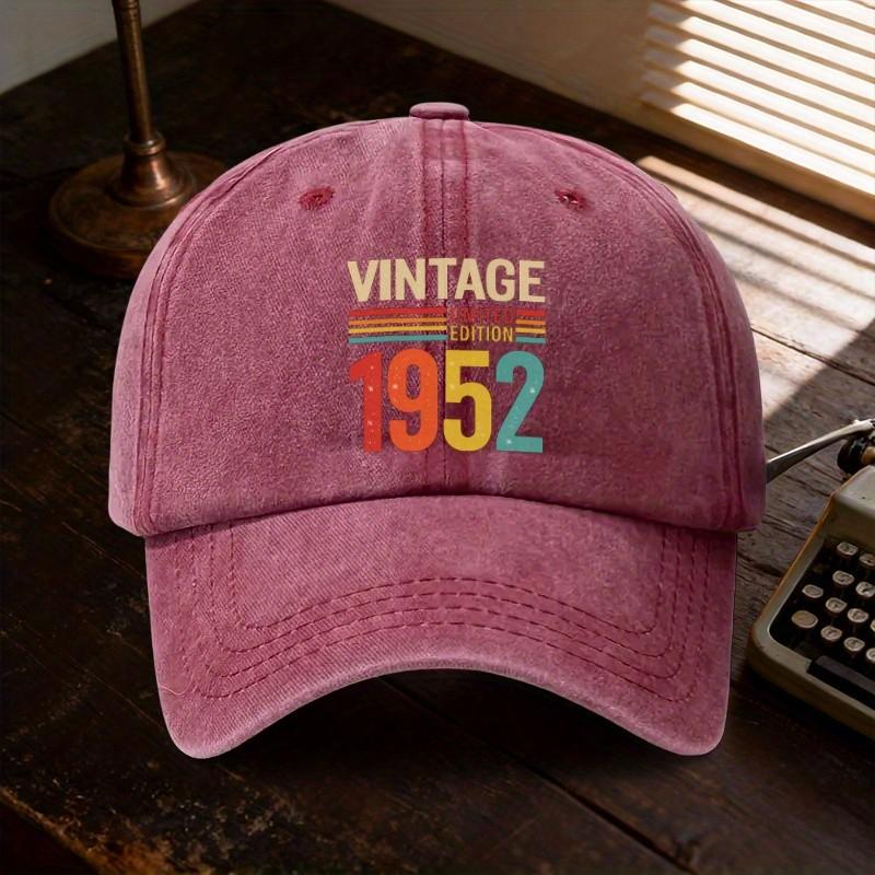 Vintage Limited Edition Washed Baseball Cap Cotton Adjustable Sun Shade Trucker Hat for Unisex