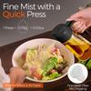 470ml Glass Olive Oil Sprayer for Cooking – 2 in 1 Olive Oil Dispenser Bottle for Kitchen Gadgets and Air Fryer Accessories