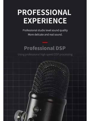BM86 USB Condenser Microphone Computer Game Recording High Sampling Noise Reduction Monitoring Home Live Wired Microphone