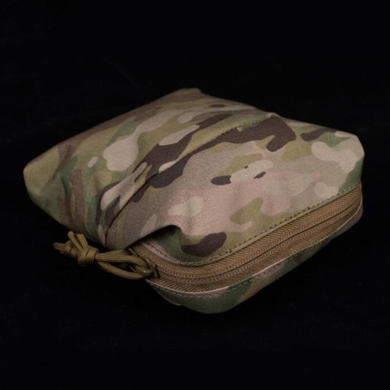 Tactically Belt Bag Nylon Waist Pouch Zippers Sundry Bag Small Size Belt Bag Grocery Pouch for Outdoor Camping Hiking