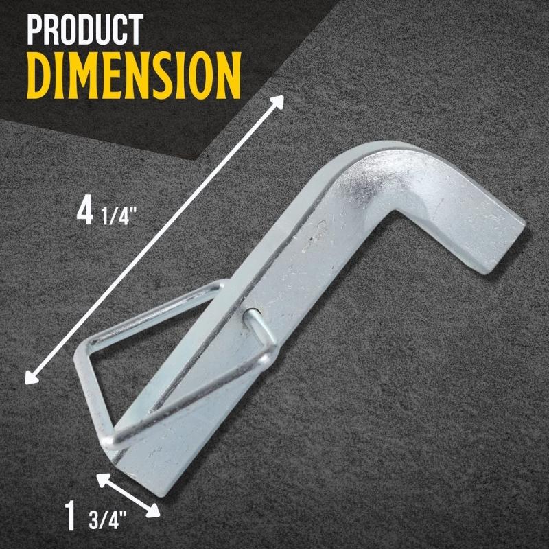 Snap L-Pins for Weight Distribution Hitches 1/4 by1 3/4 L-Pins with Integrated Snap Clip Minimize Noise