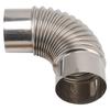 Stainless Steel Elbow Chimney Stove Pipe 90 Degrees Bending Chimney Flue Adapter Tube