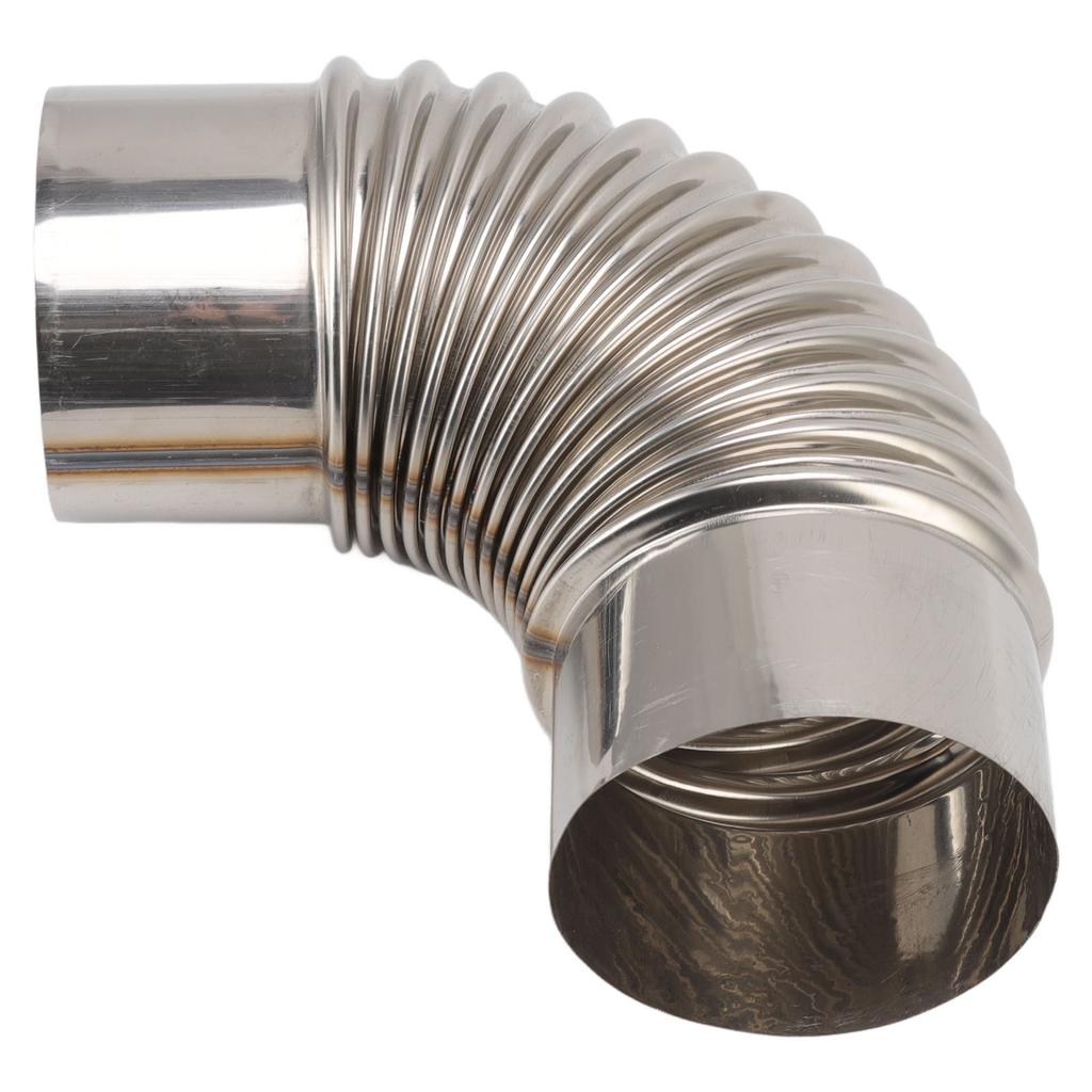 Stainless Steel Elbow Chimney Stove Pipe 90 Degrees Bending Chimney Flue Adapter Tube