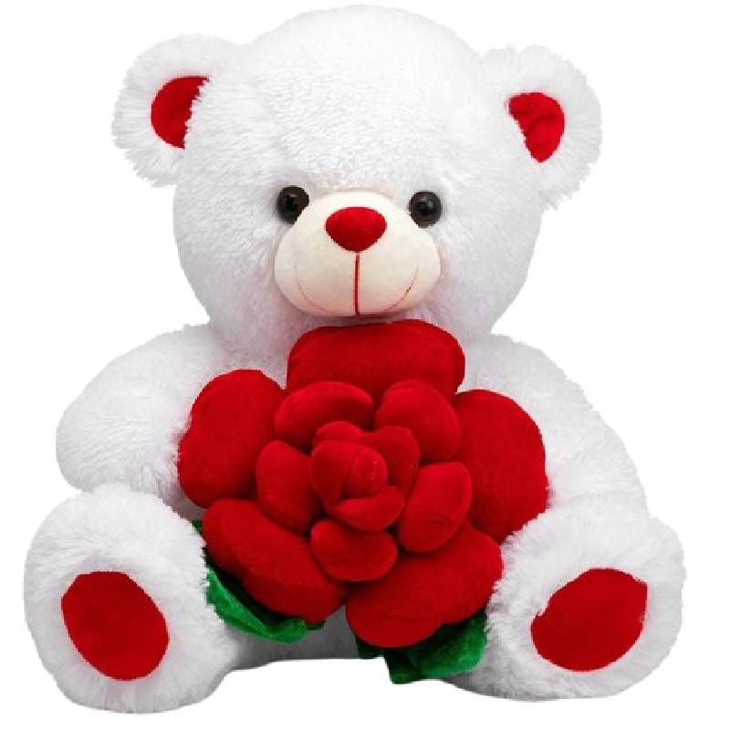 

Плюшевый мишка из роз Модный Удобный Милый День святого Валентина Кукла для девочки Подарок